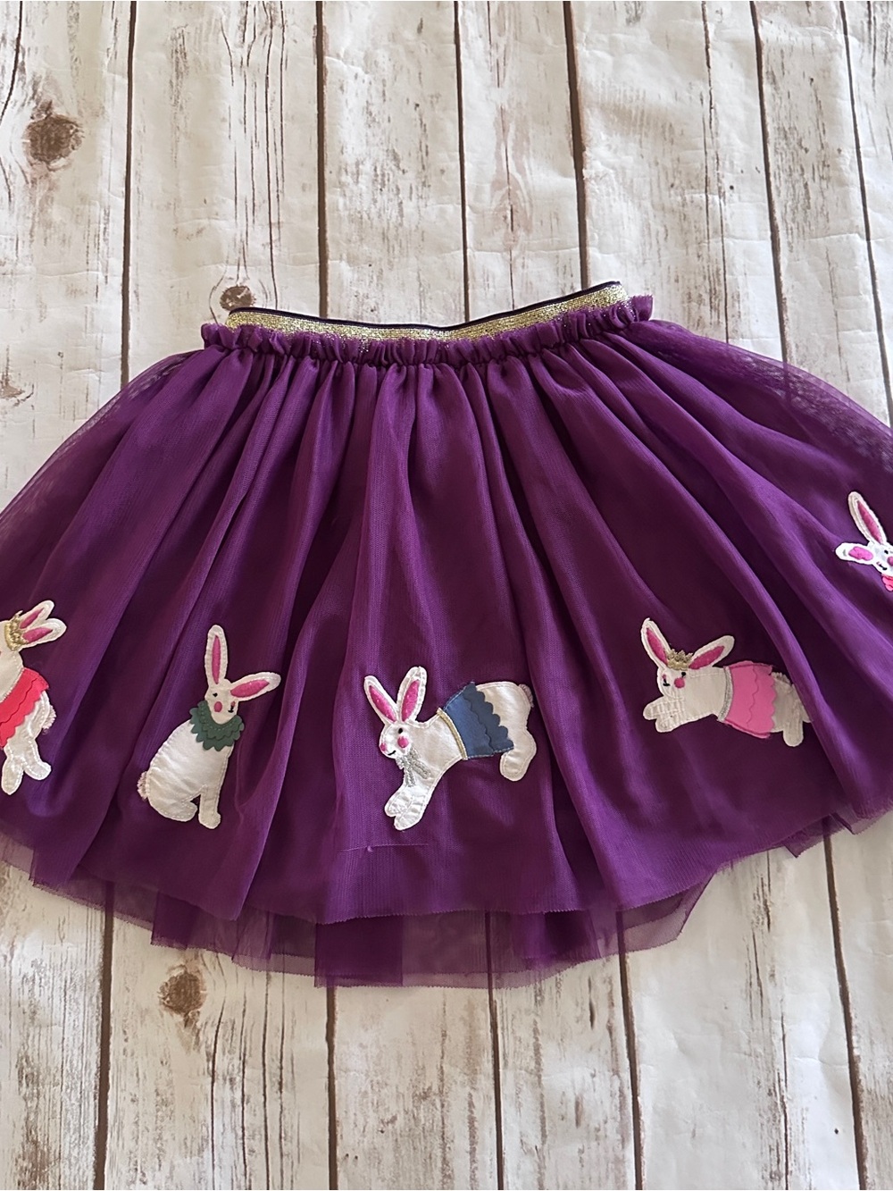 Mini Boden bunny tulle skirt fair runs 6/7